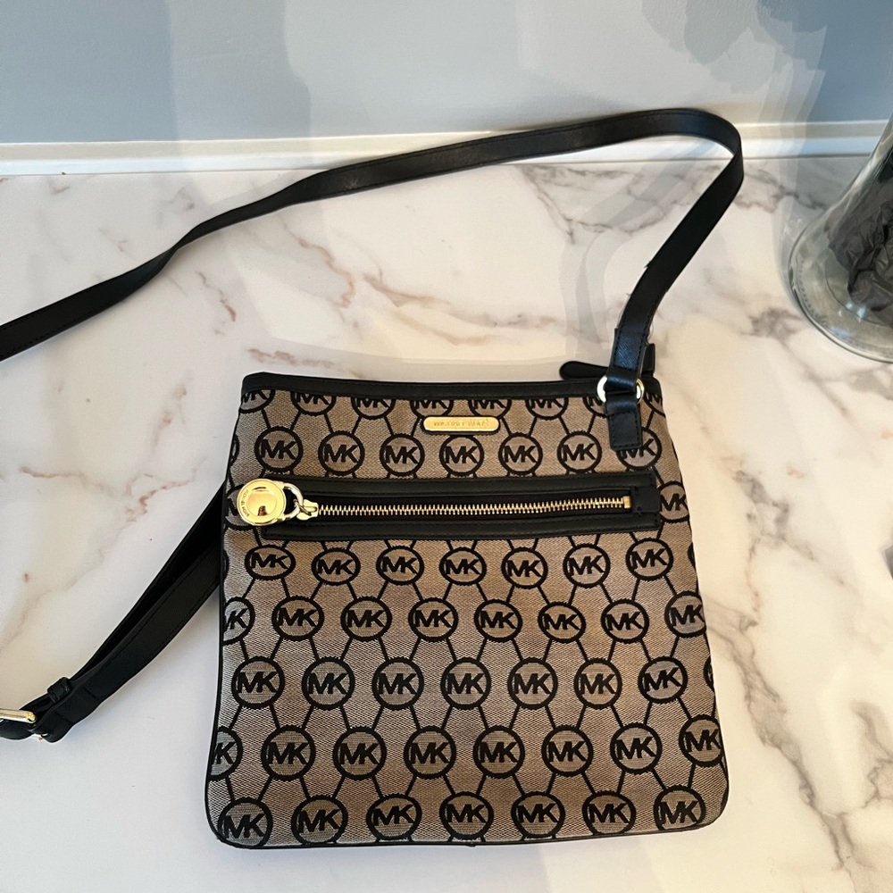 Michael Kors canvas crossbody